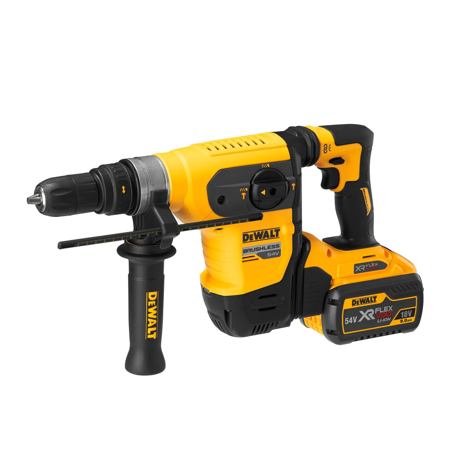 DEWALT DCH417X2-QW 54V Akku-Kombihammer SDS-plus mit 2x18/54V 9.0Ah Flexvolt Akkus