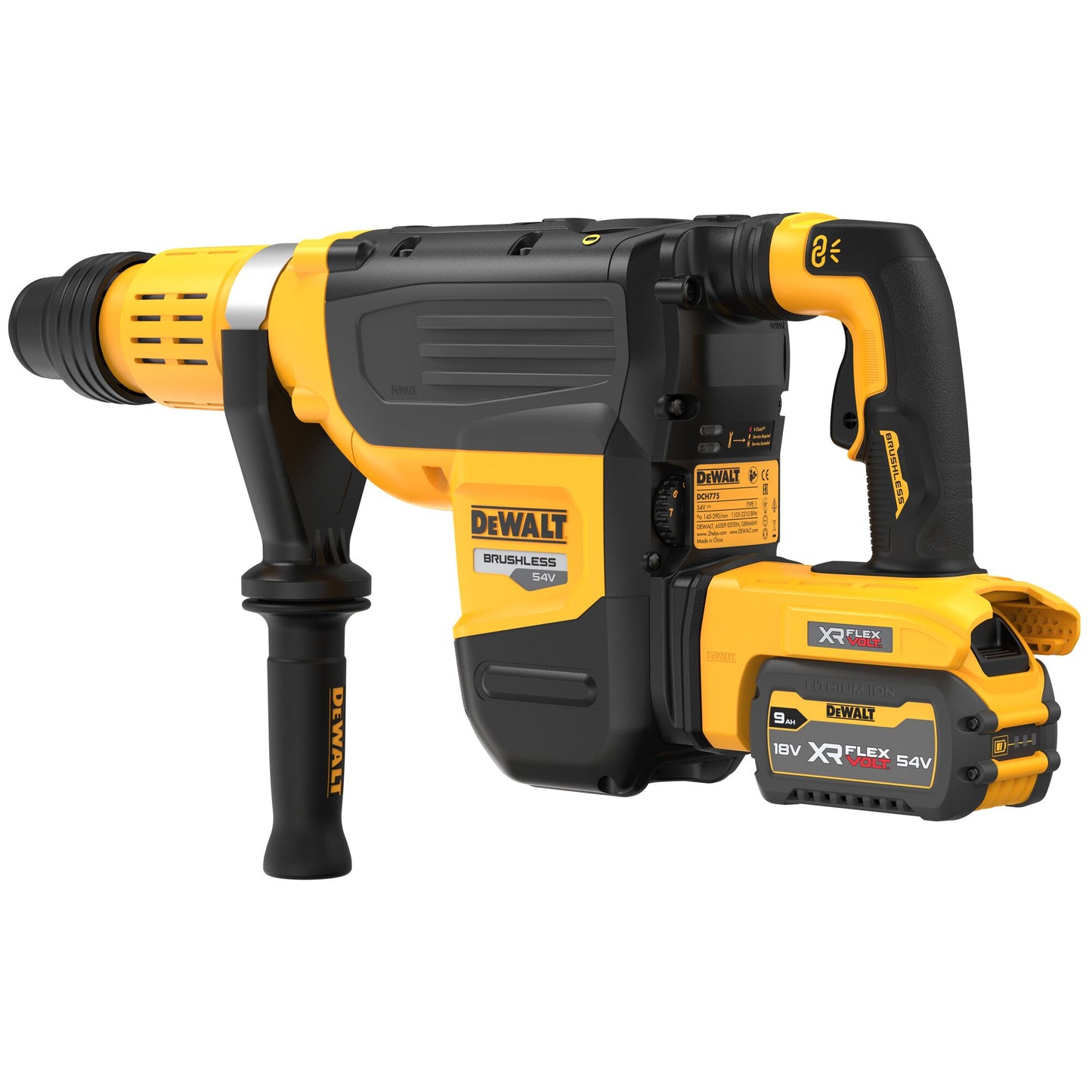 DEWALT DCH775X2-QW Perforateur burineur SDS-MAX 54v XR Flexvolt 9.0Ah