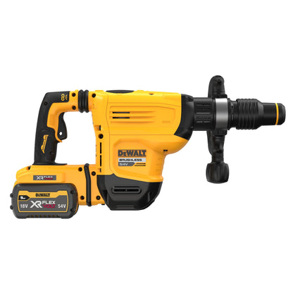 DEWALT DCH832X2-QW 54 Volt SDS-Max Akku-Meißelhammer mit 2x18/54V 9,0Ah Flexvolt Akkus