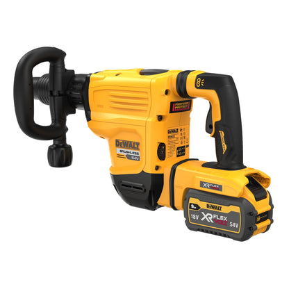 DEWALT DCH832X2-QW 54 Volt SDS-Max Akku-Meißelhammer mit 2x18/54V 9,0Ah Flexvolt Akkus