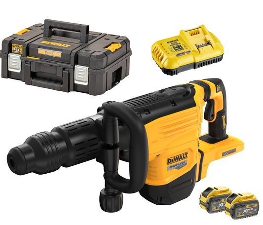 DEWALT DCH892X2-QW Burineur SDS-Max avec 2 batteries XR Flexvolt 54V 9.0Ah, 19.4J