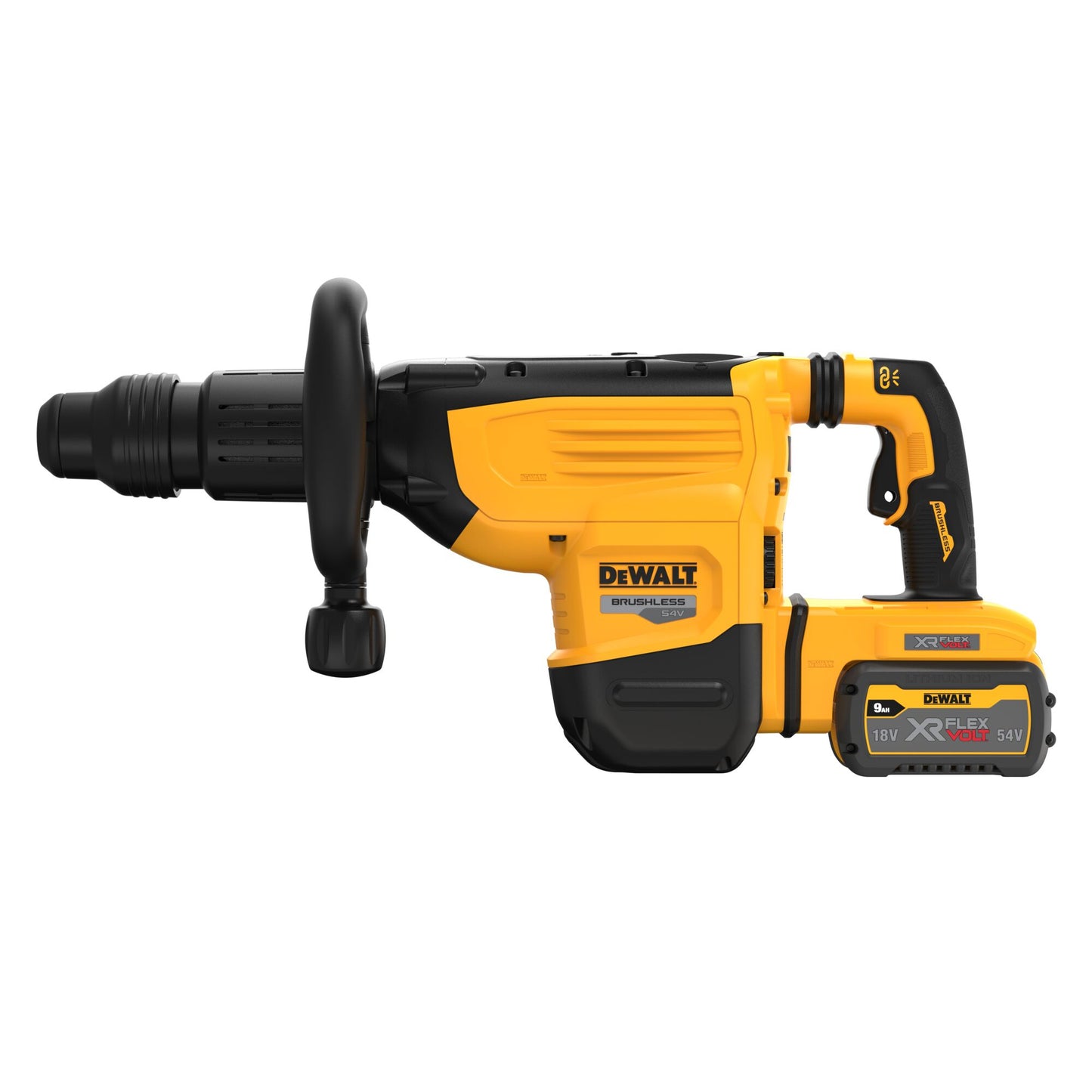 DEWALT DCH892X2-QW Burineur SDS-Max avec 2 batteries XR Flexvolt 54V 9.0Ah, 19.4J