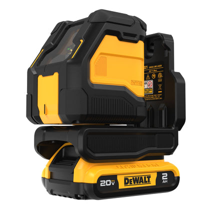 DEWALT DCLE34021D1-QW 18 Volt Linienlaser Compact mit 1x18V 2.0Ah Akku