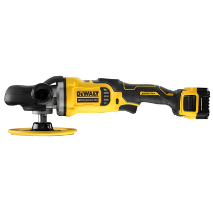 DEWALT DCM849P2-QW Pulidora para Metal rotativa sin escobillas con 2 Baterías XR 18V ​​5.0Ah