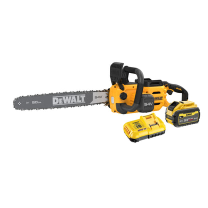 DEWALT DCMCS575X1-QW Tronçonneuse avec 1 batterie Flexvolt 54V 9.0Ah, épée 50cm