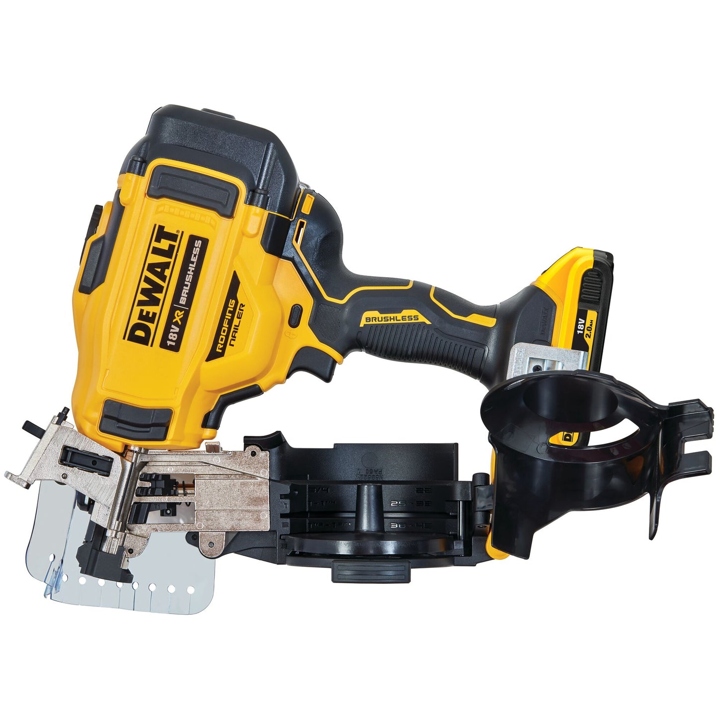 DEWALT DCN45RND2-QW Clavadora de Estructuras con 2 baterías XR 18V ​​2.0Ah