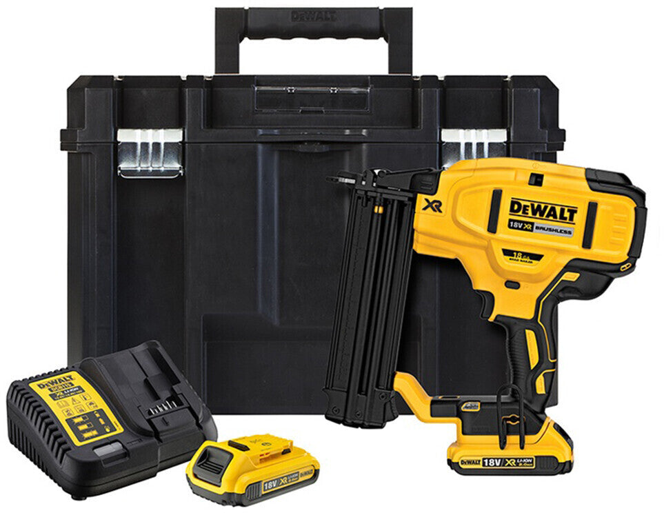 DEWALT DCN680D2-QW Grapadora 18 GA sin escobillas con 2 Baterías 18V 2.0Ah