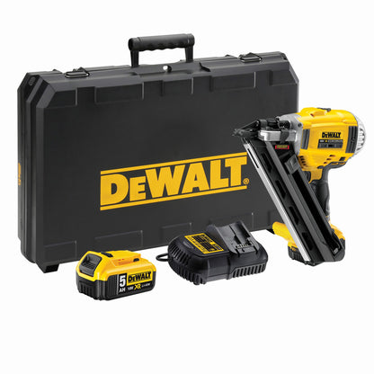 DEWALT DCN692P2-QW Clavadora de Estructuras sin escobillas XR 18V con 2 baterías Li-Ion 5Ah