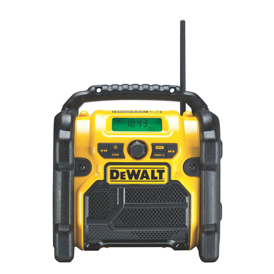 DEWALT DCR020-QW Radio estéreo digital FM y DAB 10.8/18V, sin batería ni cargador