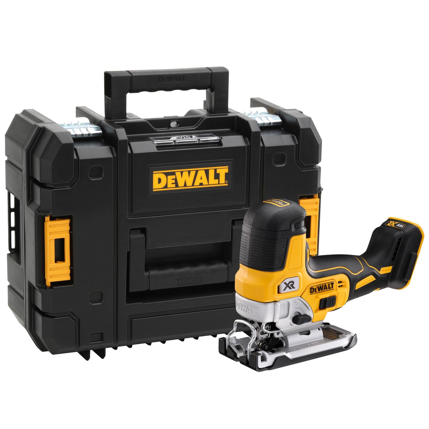 DEWALT DCS335NT-XJ Scie sauteuse à prise par le corps 18V moteur brushless, sans batterie ni chargeur