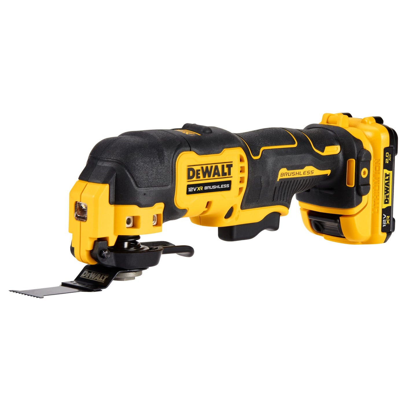 DEWALT DCS353D2-QW 12 Volt Akku-Multi-Tool mit 2x12V 2,0Ah Akkus