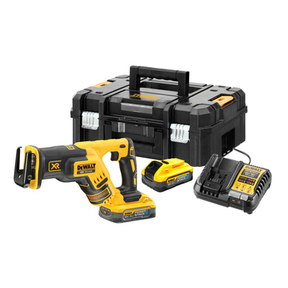 DEWALT DCS367H2T-QW 18V XR Brushless Compact Reciprocating Saw with 2 x 5Ah Powerstack Batteries