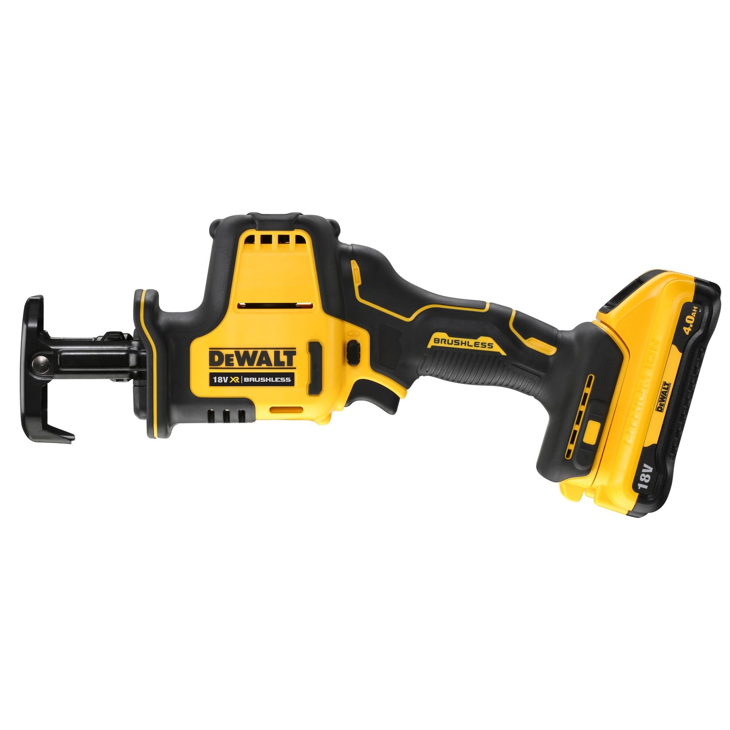 DEWALT DCS369NT-XJ Scie sabre compacte 18V moteur brushless, en coffret sans batterie ni chargeur