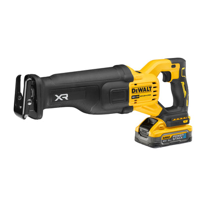 DEWALT DCS386H2T-QW 18V XR Brushless Reciprocating Saw with 2 x 5Ah Powerstack Batteries