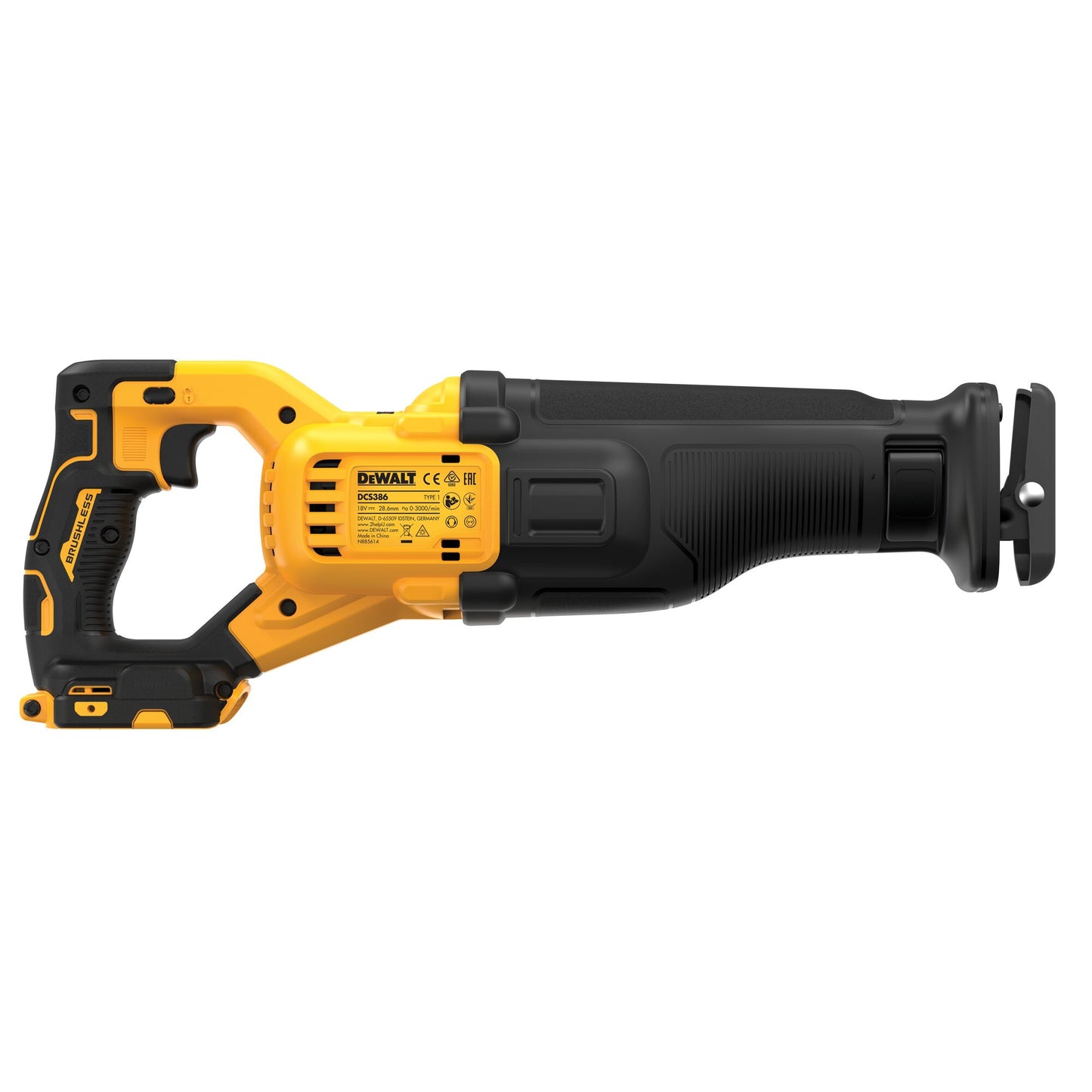 DEWALT DCS386NT-XJ 18V XR Reciprocating Saw With FLEXVOLT ADVANTAGE - Bare Unit