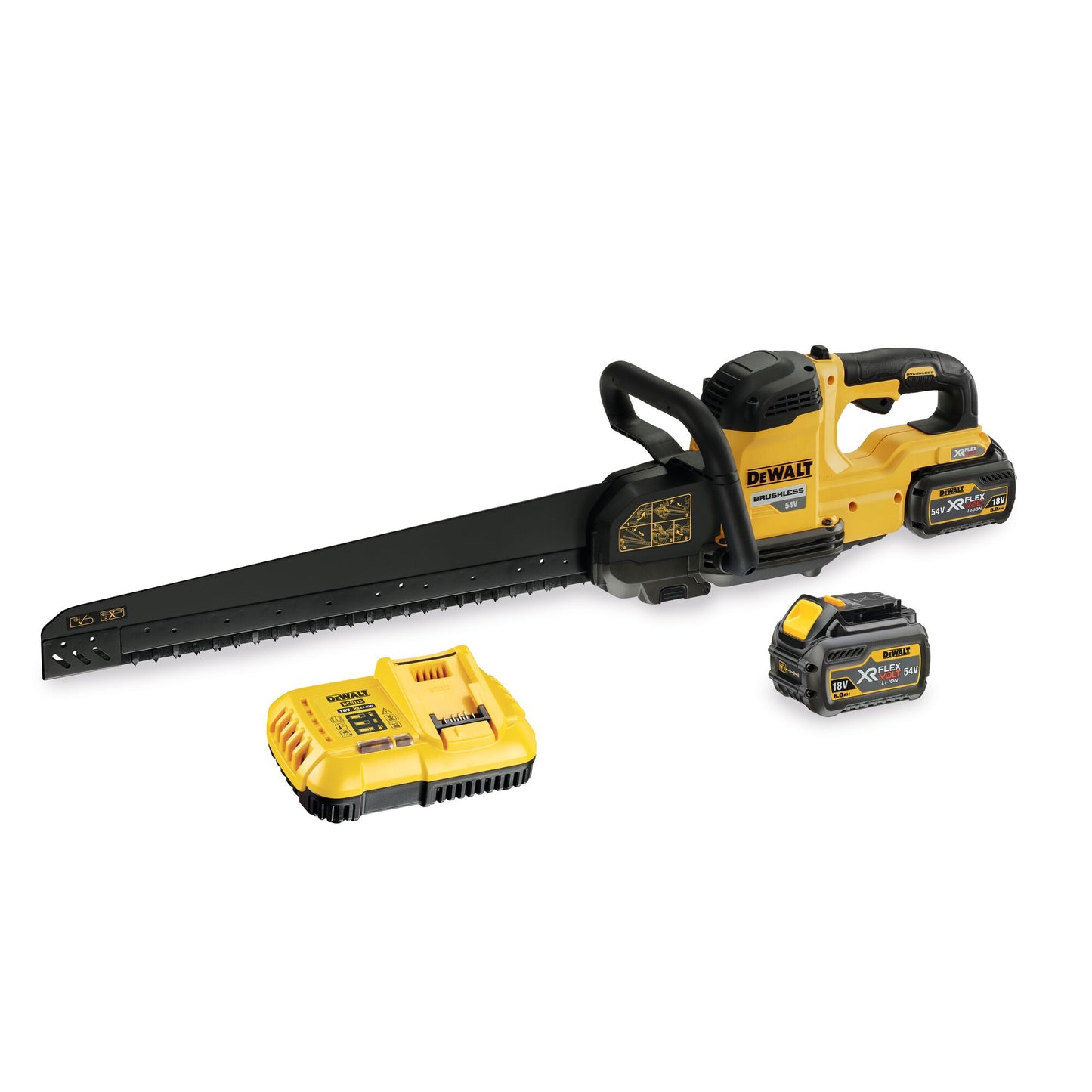 DEWALT DCS398T2-QW 18/54V XR 430mm Alligator Saw with 2 X 6Ah FLEXVOLT Batteries