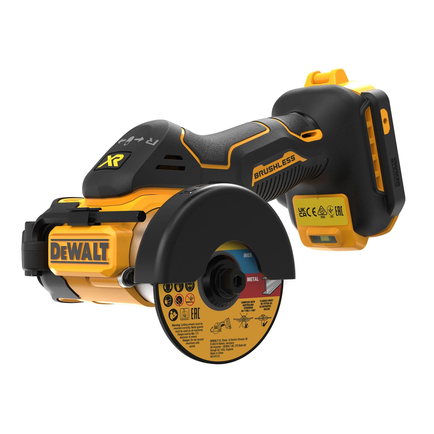 DEWALT DCS438N-XJ 18V XR 76mm Brushless Cut Off Tool