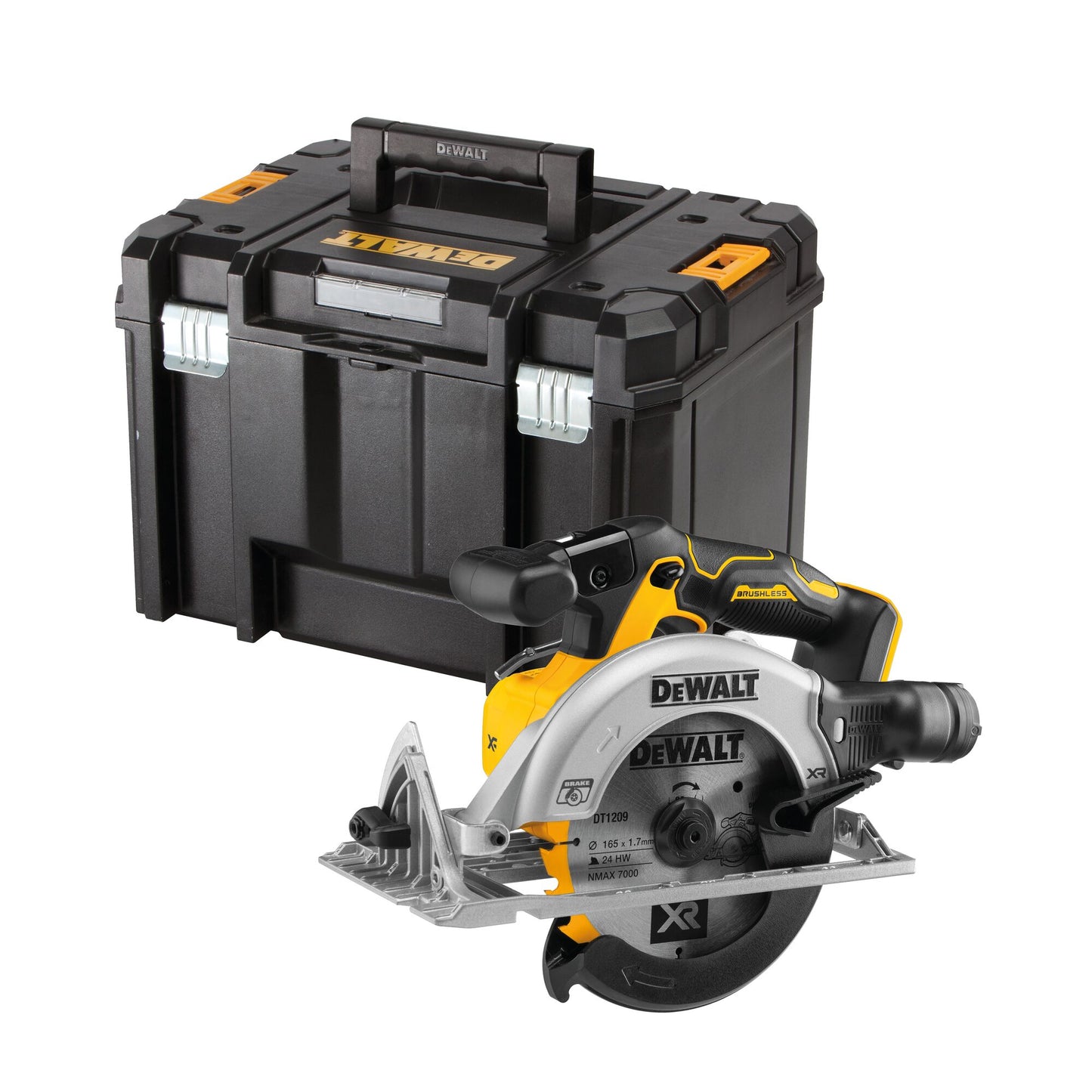 DEWALT DCS565NT-XJ 18V Akku-Handkreissäge 165 mm (bürstenlos), ohne Akkus und Ladegerät