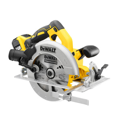 DEWALT DCS570P2-QW 18 Volt Akku-Handkreissäge 64mm (bürstenlos) mit 2x18V 5,0Ah Akkus