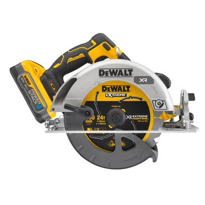 DEWALT DCS573H2T-QW 54V Akku-Handkreisaege 190 mm mit 2x18V 5.0Ah Powerstack Akkus