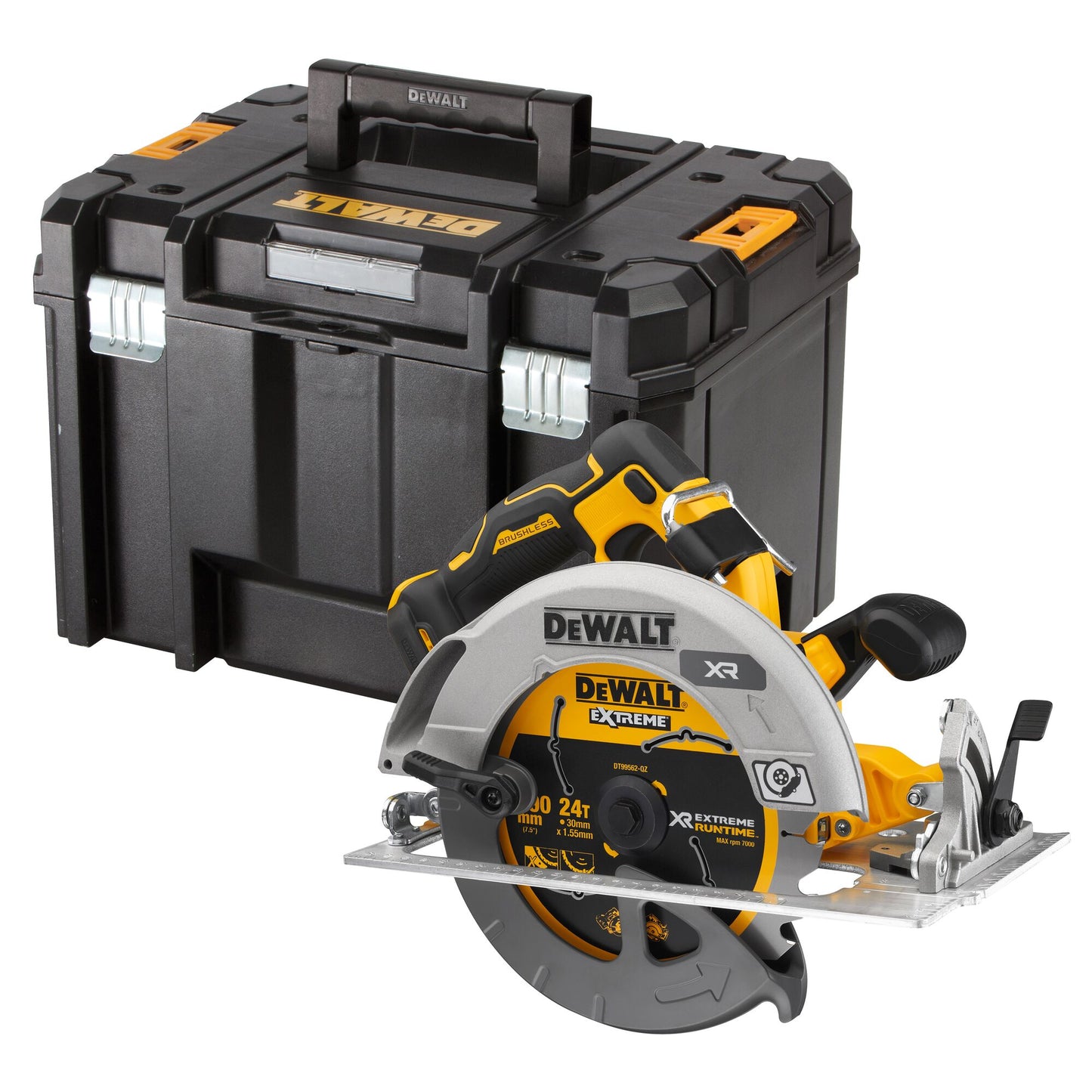 DEWALT DCS573NT-XJ 18 Volt FLEXVOLT Advantage Akku-Handkreissäge, ohne Akku und Ladegerät.