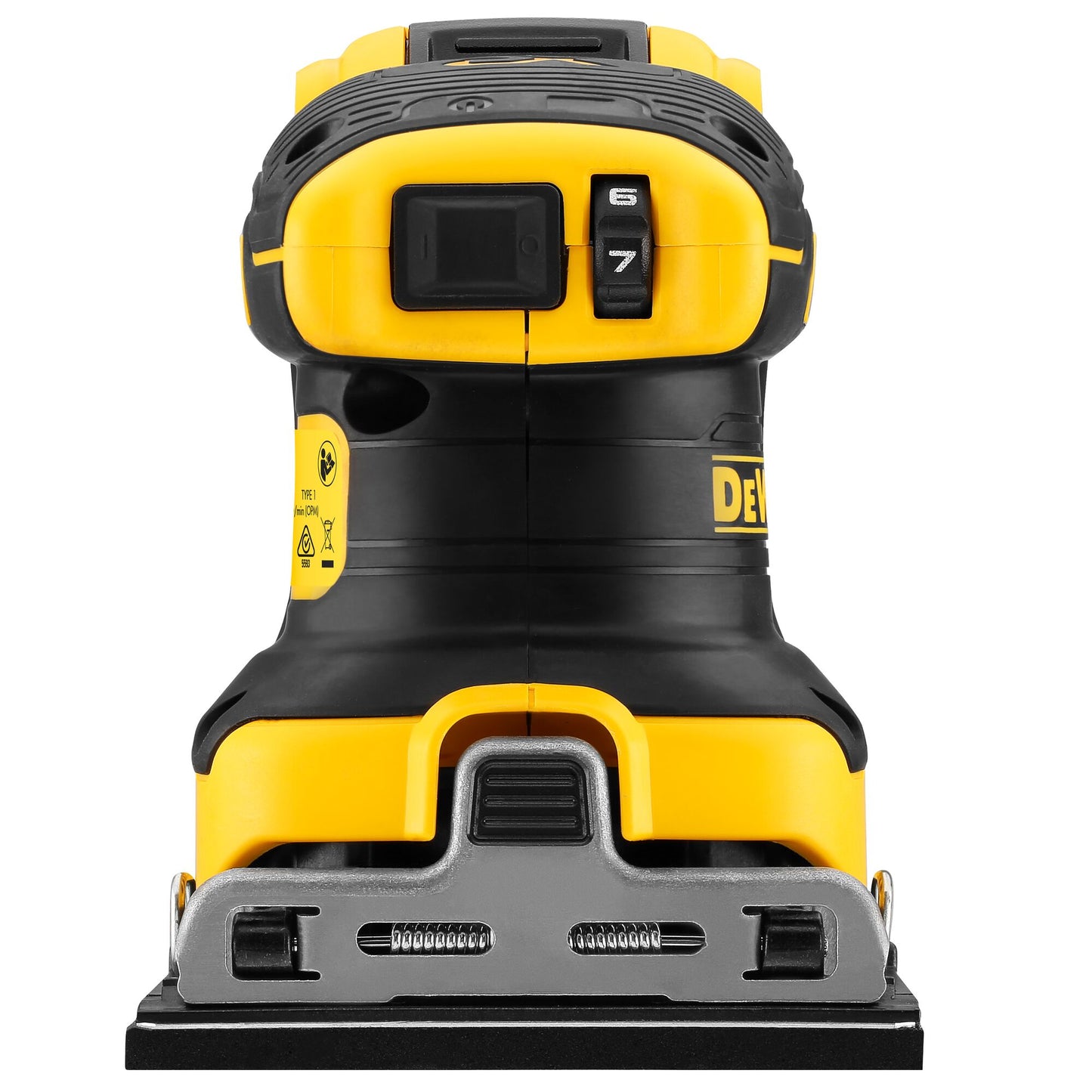 DEWALT DCW200NT-XJ 18V XR Brushless 1/4 Sheet Palm Sander - Bare Unit