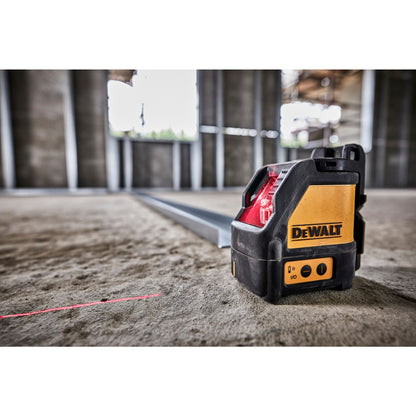 DEWALT DW088K-XJ Horizontal und vertikal selbstnivellierender Kreuzlinien-Laser