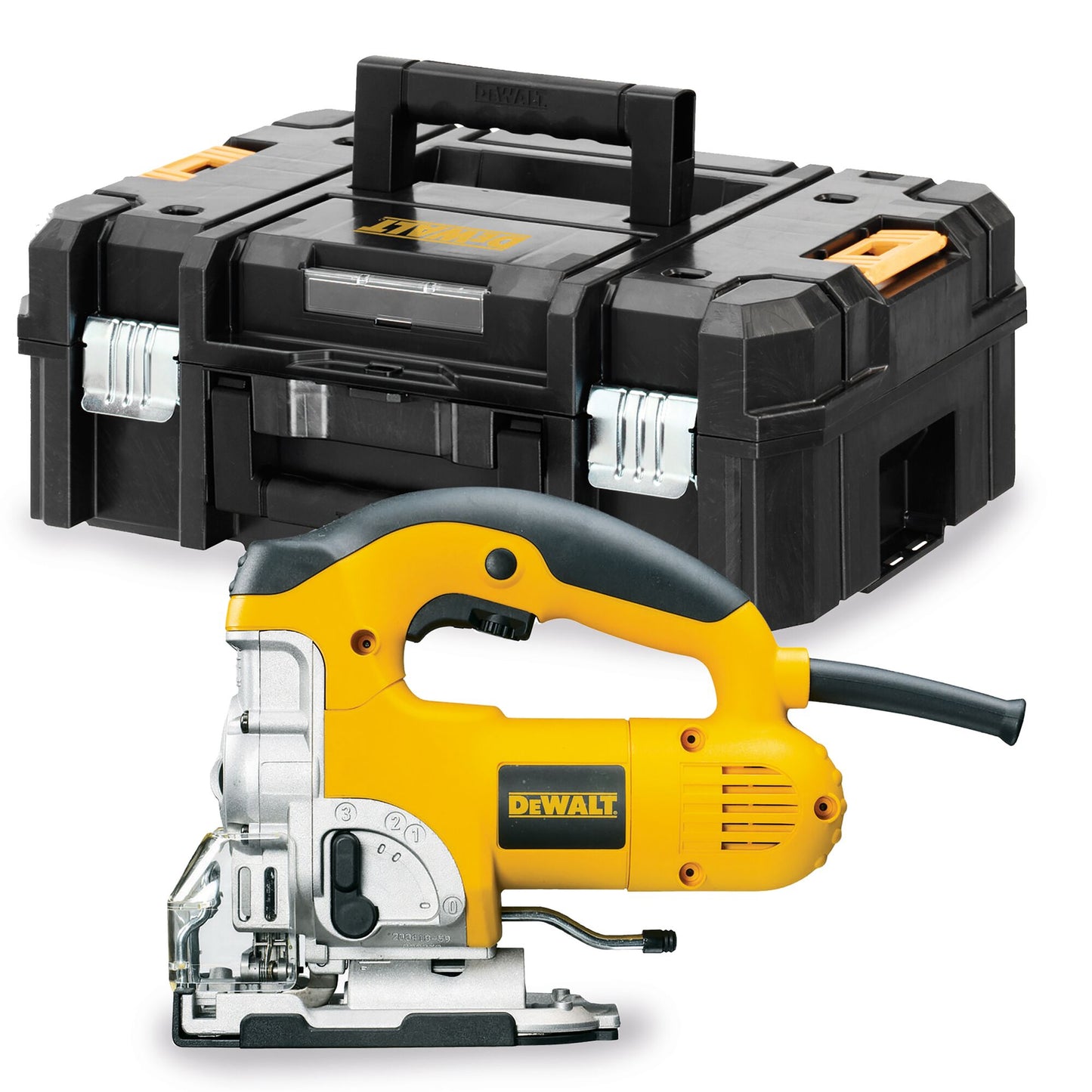 DEWALT DW331KT-QS 701W Top Handle Jigsaw