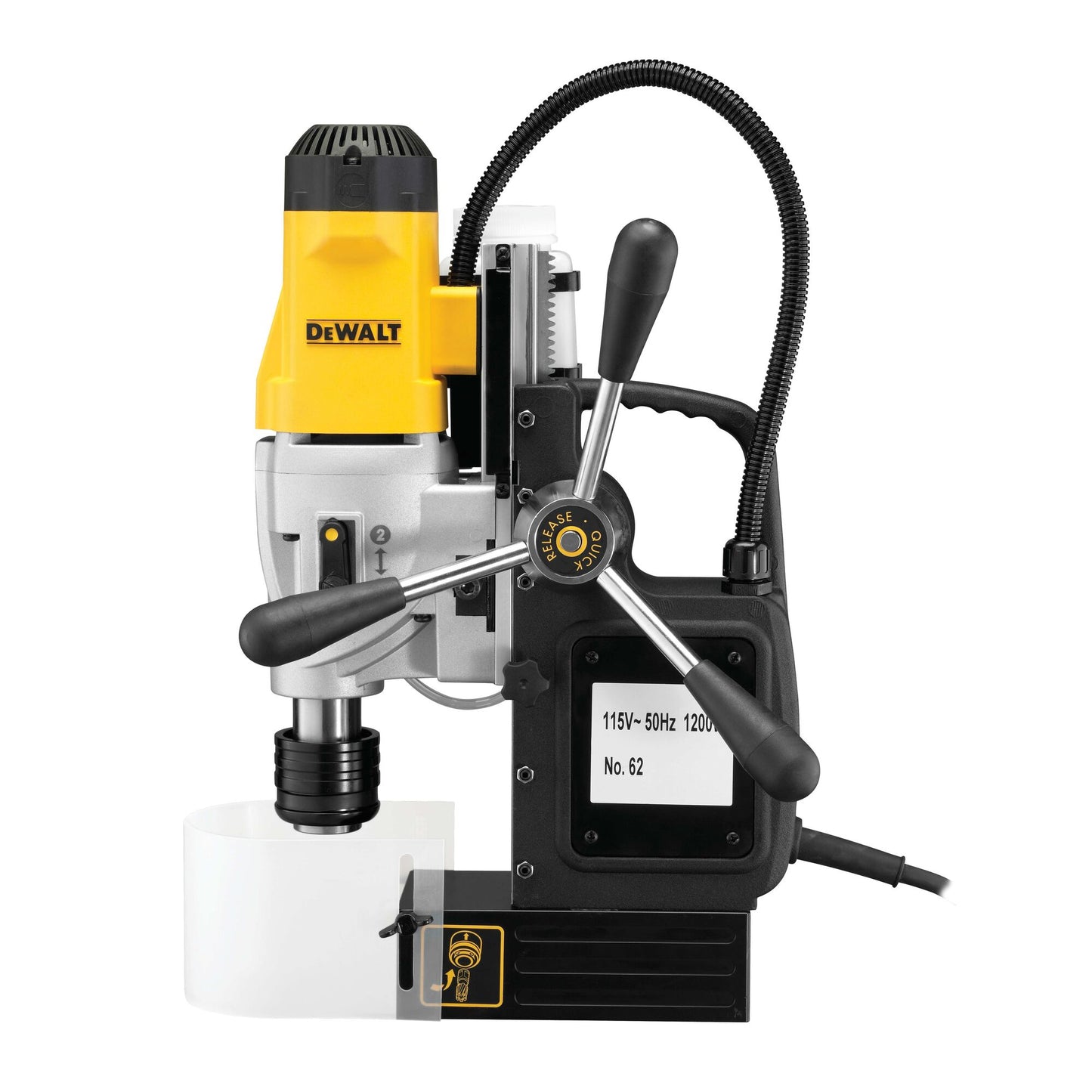 DEWALT DWE1622K-QS 1200W 2-Gang Magnetständerbohrmaschine Magnet Stand Bohrmaschine