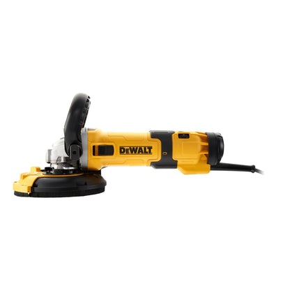 DEWALT DWE4257KT-QS Mini-amoladora 125mm 1500W con disco de copa y protector para pulidos