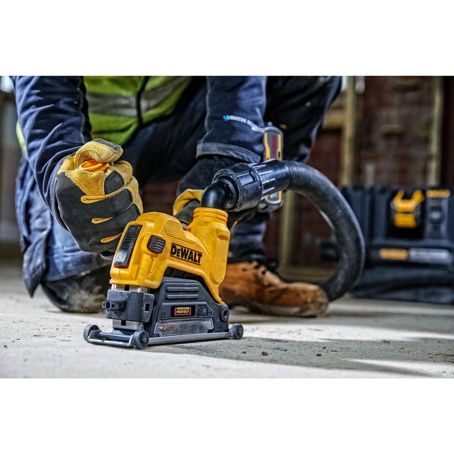 DEWALT DWE46225-XJ Capot de protection 125/115 mm pour aspiration des poussières béton