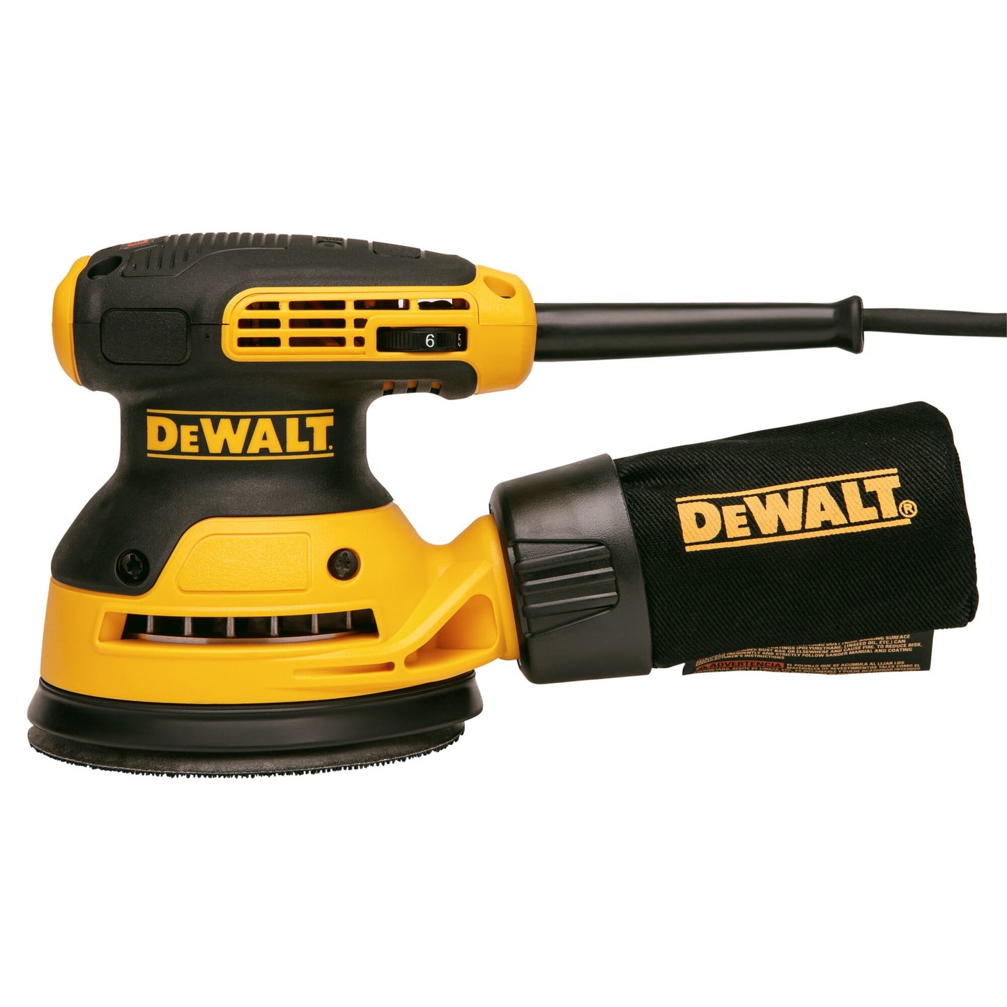 DEWALT DWE6423-QS 125mm Random Orbit Palm Sander 280W