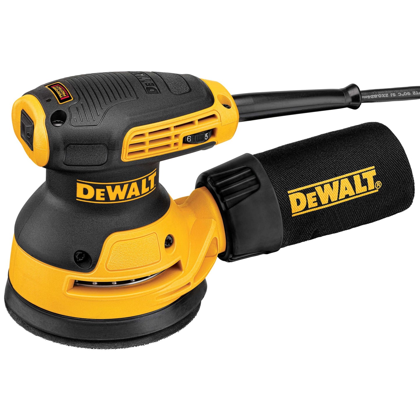 DEWALT DWE6423-QS 125mm Random Orbit Palm Sander 280W