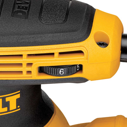 DEWALT DWE6423-QS 125mm Random Orbit Palm Sander 280W