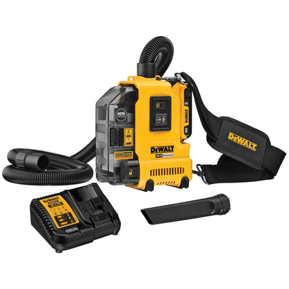 DEWALT DWH161D1-QW Aspirador de Sólidos portátil con 1 batería de 18V 2.0Ah