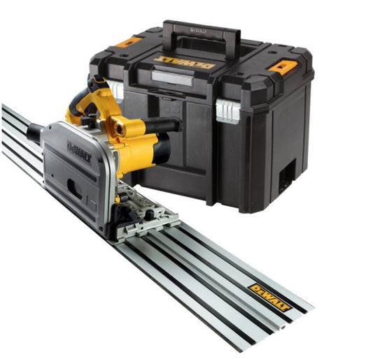 DEWALT DWS520KTR-QS Sierra de Incisión 165mm 1300W + Raíl guía 1,5m