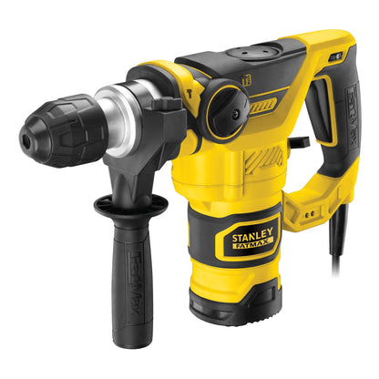 STANLEY FATMAX FME1250K-QS 1250W Corded AC 3.5J Pneumatic SDS+ Hammer Drill with Kit Box