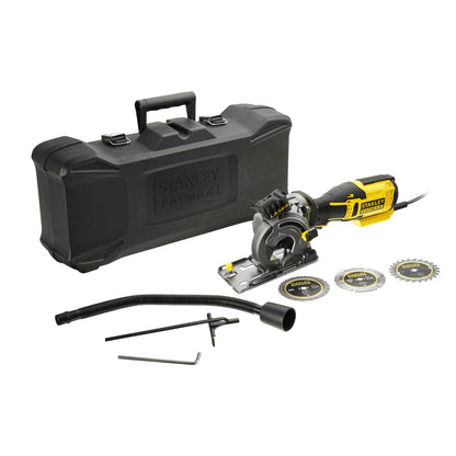 STANLEY FATMAX FME380K-QS 650W mini Circular Saw with Kit Box