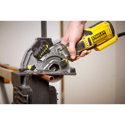 STANLEY FATMAX FME380K-QS 650W mini Circular Saw with Kit Box