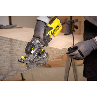 STANLEY FATMAX FME380K-QS 650W mini Circular Saw with Kit Box