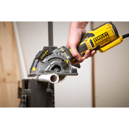 STANLEY FATMAX FME380K-QS 650W mini Circular Saw with Kit Box