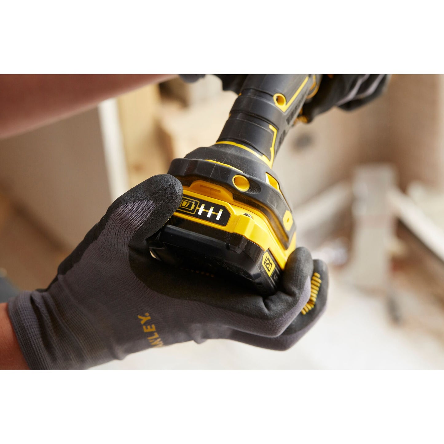 STANLEY FATMAX SFMCD720D2K-QW V20 Cordless Brushless Drill Driver with 2 x 2.0Ah Lithium Ion Batteries and Kit Box