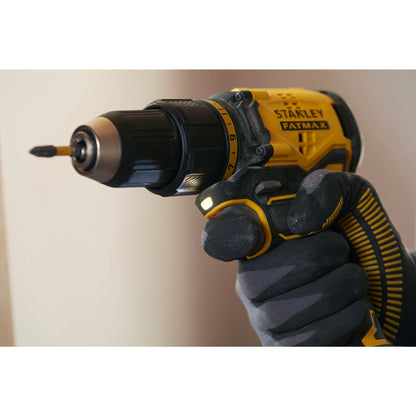 STANLEY FATMAX SFMCD710C2K-QW V20 Akku-Bohrschrauber (18V / 1.5Ah), 2 Akkus, bürstenlos