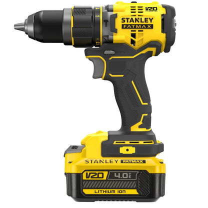 STANLEY FATMAX SFMCD721M2K-QW V20 Akku-Schlagbohrschrauber (18V / 4,0Ah), 2 Akkus, bürstenlos