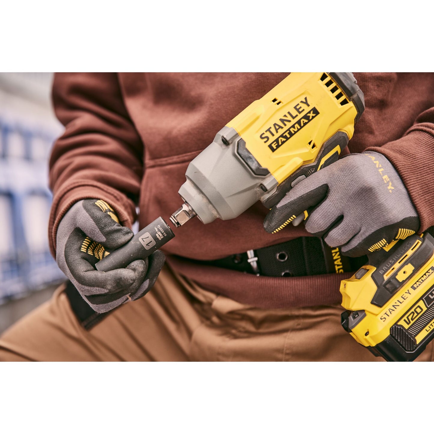 STANLEY FATMAX SFMCF940M1-QW Avvitatore a impulsi  1/2'' brushless V20, 1 batteria 18V 4.0Ah