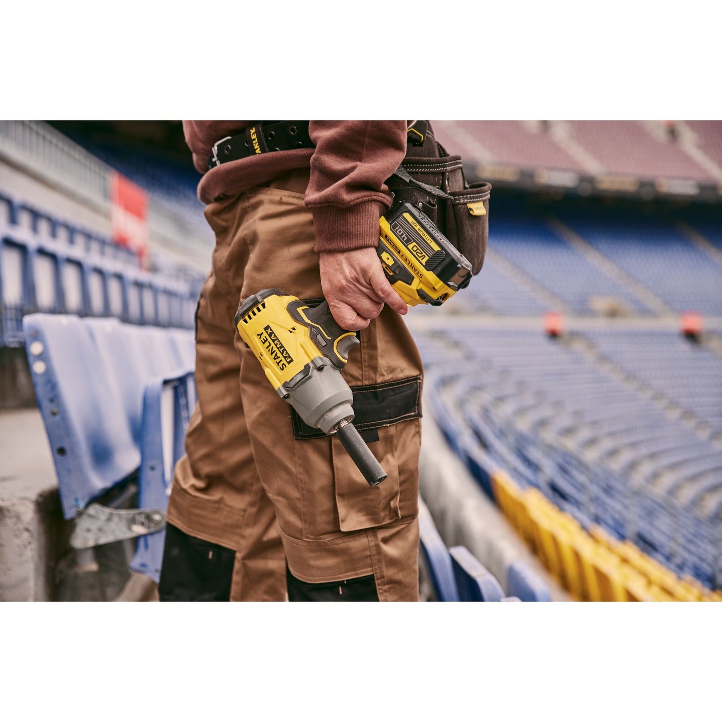 STANLEY FATMAX SFMCF940M1-QW Avvitatore a impulsi  1/2'' brushless V20, 1 batteria 18V 4.0Ah