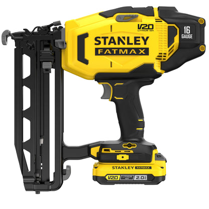 STANLEY FATMAX SFMCN616D2K-QW Clavadora acabados V20, 2 baterías 18V 2.0Ah