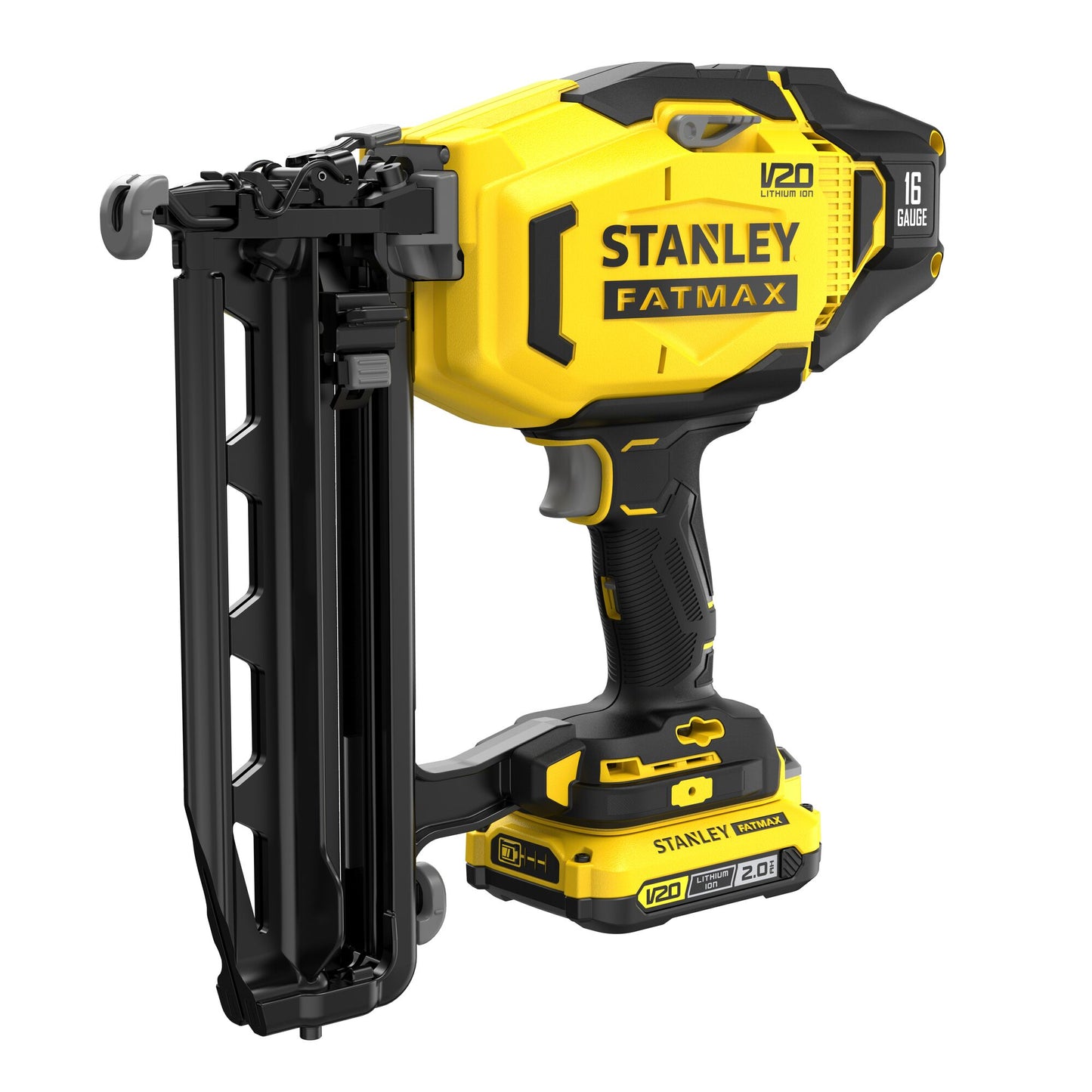 STANLEY FATMAX SFMCN616D2K-QW Clavadora acabados V20, 2 baterías 18V 2.0Ah