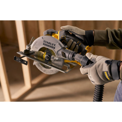 STANLEY FATMAX SFMCS500M2K-QW V20 Cordless Circular Saw with 2 x 4.0Ah Lithium Ion Battery and Kit Box