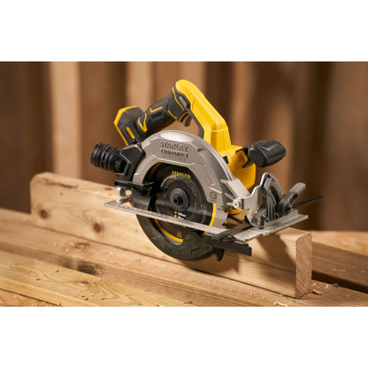 STANLEY FATMAX SFMCS550M2K-QW  V20 Cordless Brushless Circular Saw  with 2 x 4.0Ah Lithium Ion Battery and Kit Box